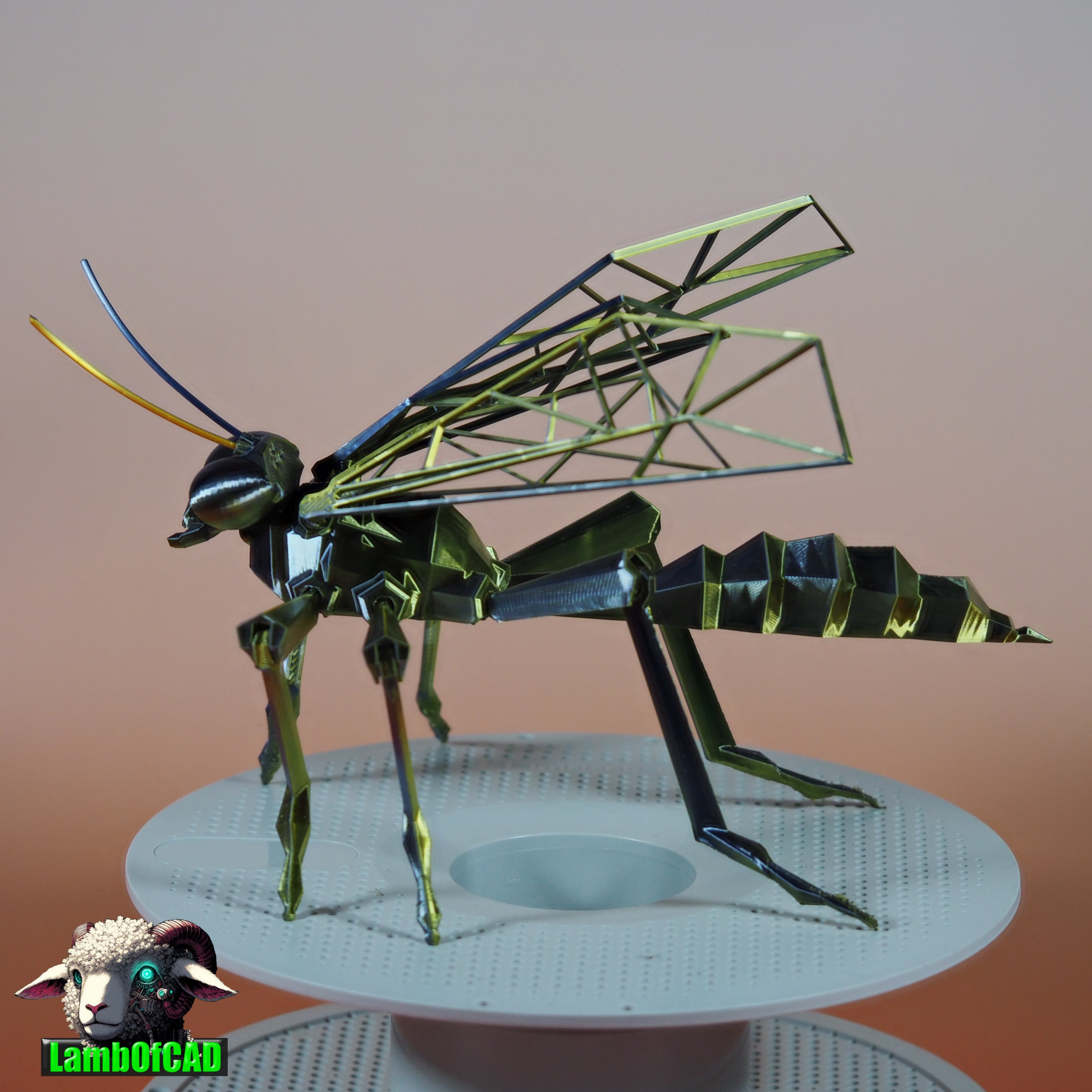 Low Poly Hornet 3d model