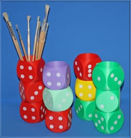 Dice Pot - Vase 3d model