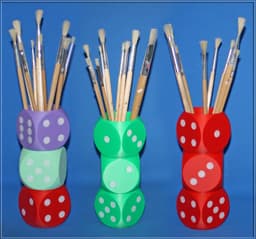 Dice Pot - Vase 3d model