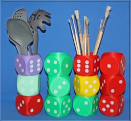 Dice Pot - Vase 3d model