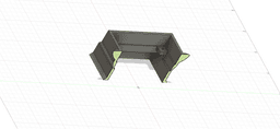 Housing for HEPA + Active Carbon Filter for 3D Printer Enclosure 3d model
