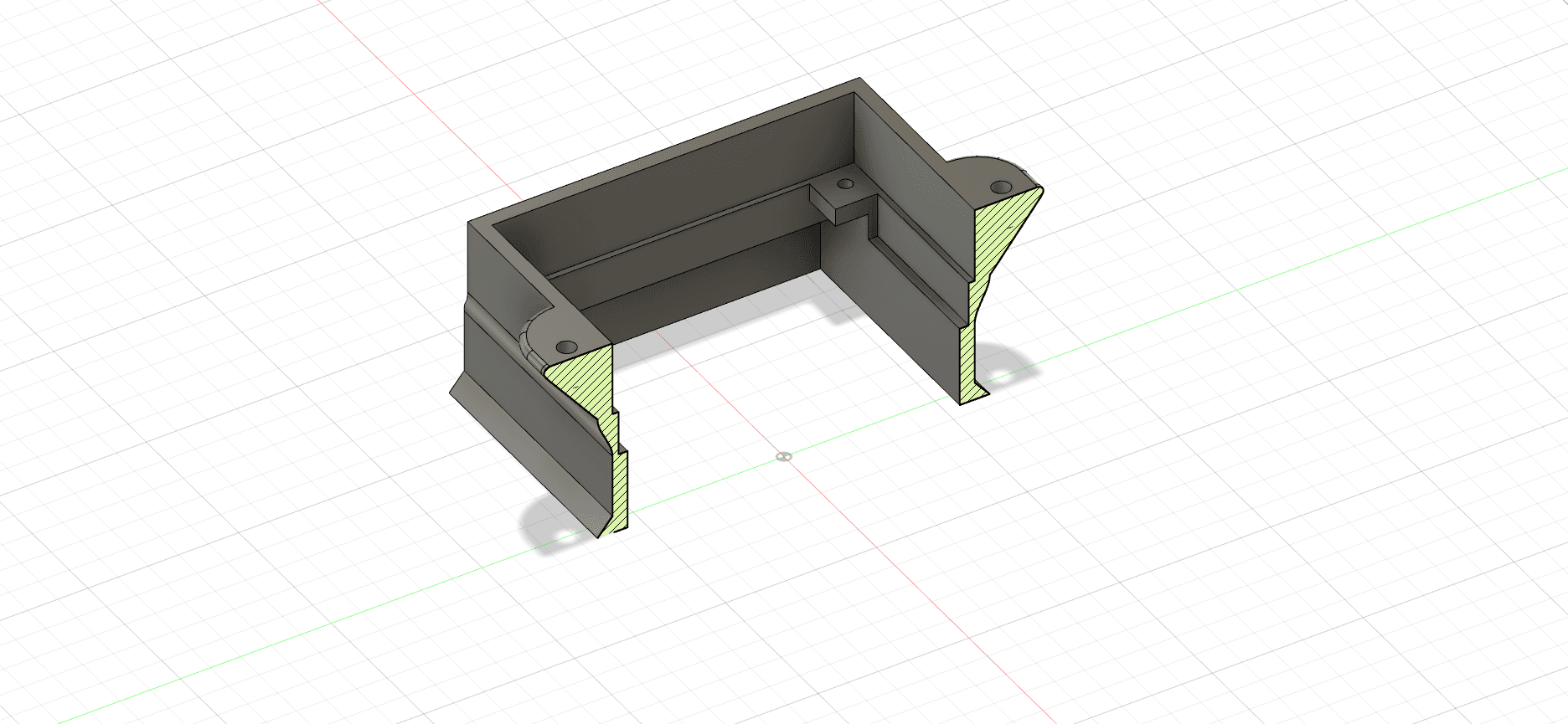 Housing for HEPA + Active Carbon Filter for 3D Printer Enclosure 3d model