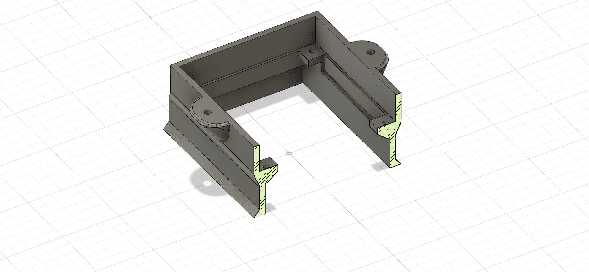 Housing for HEPA + Active Carbon Filter for 3D Printer Enclosure 3d model