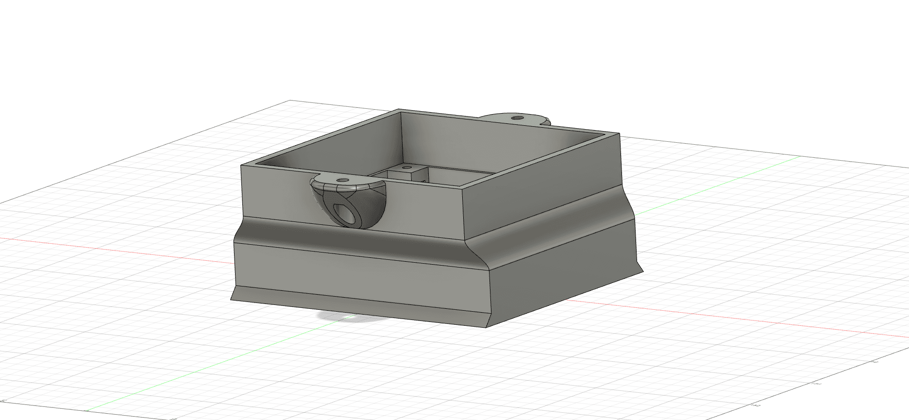 Housing for HEPA + Active Carbon Filter for 3D Printer Enclosure 3d model