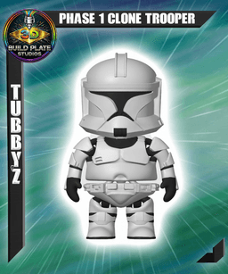 STAR WARS Clone Trooper Phase 1 Multicolor Flexi Print-In-Place 3d model