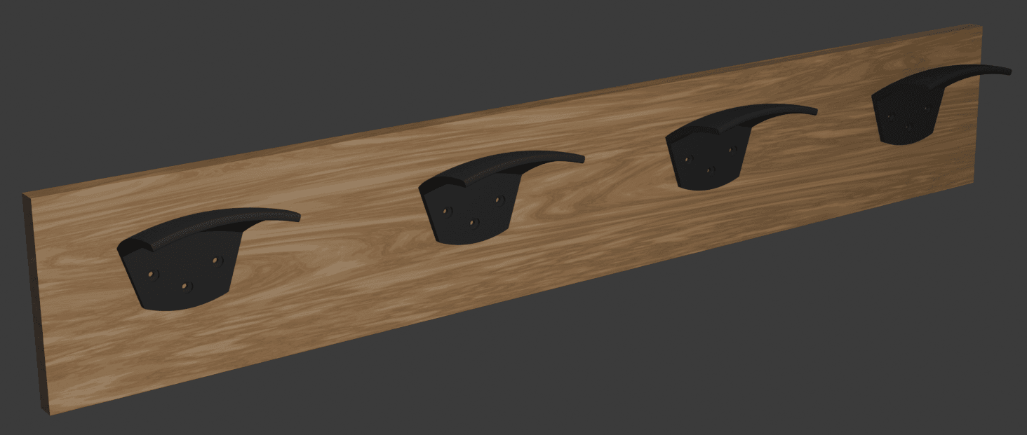 Hat Hook 3d model