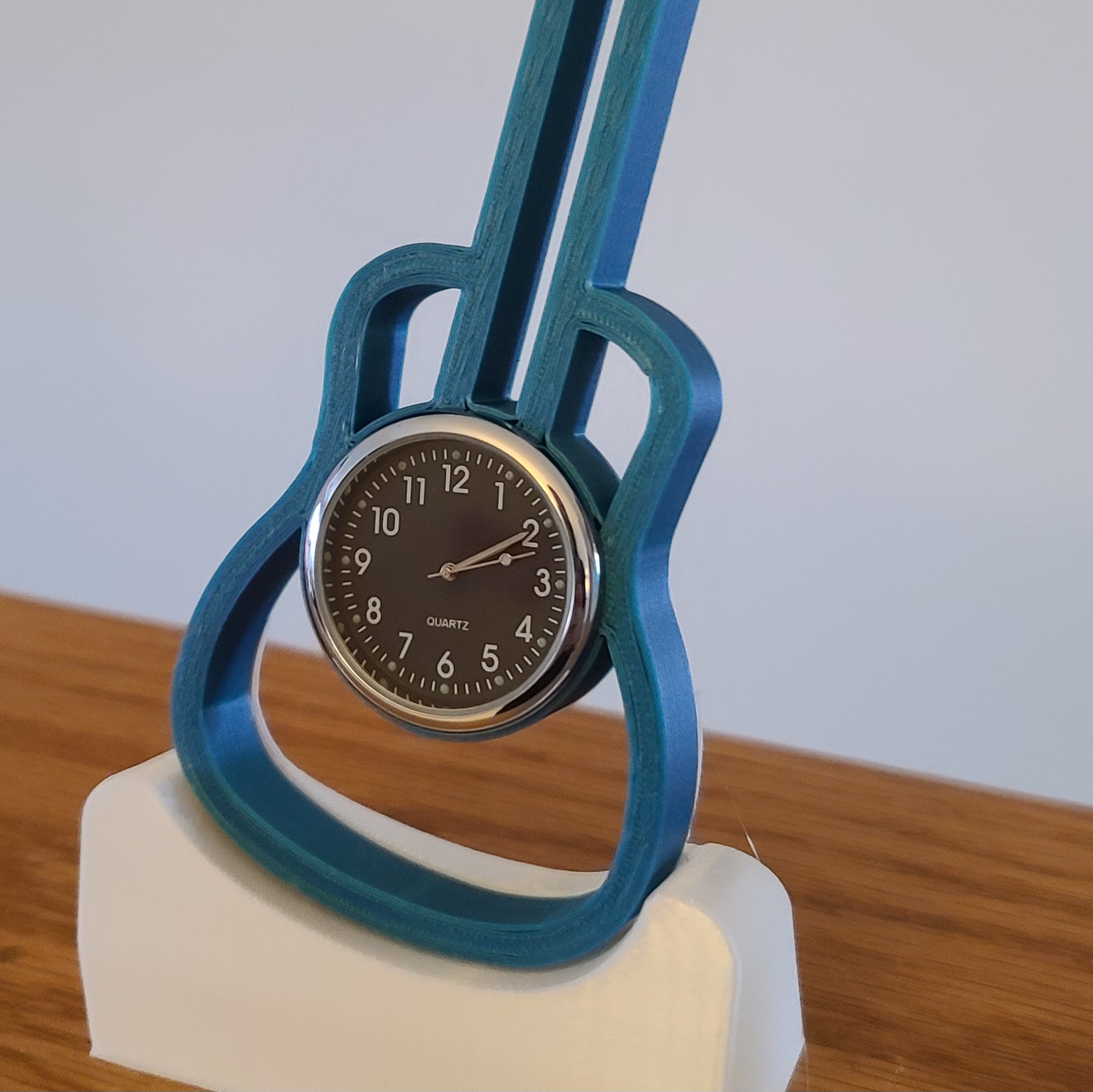 Guitar Time! - 3D Printed Clock #JunesTunes 3d model