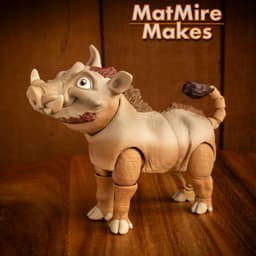 Warthog - Articulated Figure 3d model