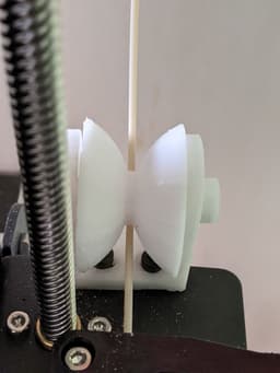 Voxelab Aquila Filament Feed Pulley, no bearing needed. 3d model