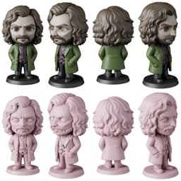 Harry Potter STL Files - Harry Hermione Ron - Wizarding World 3D Print Models 3d model