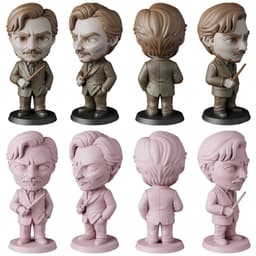 Harry Potter STL Files - Harry Hermione Ron - Wizarding World 3D Print Models 3d model