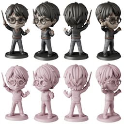 Harry Potter STL Files - Harry Hermione Ron - Wizarding World 3D Print Models 3d model