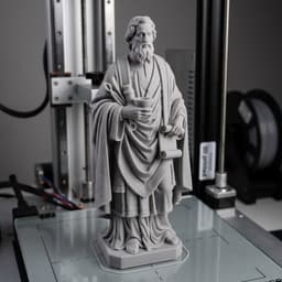 Saint Damian Statue 3d model
