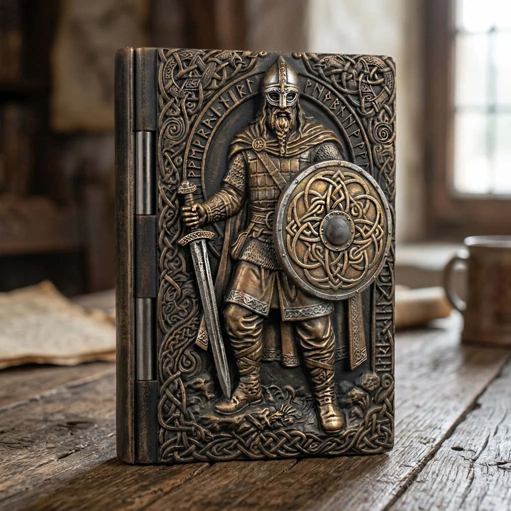 Viking Warrior Book Box 3d model