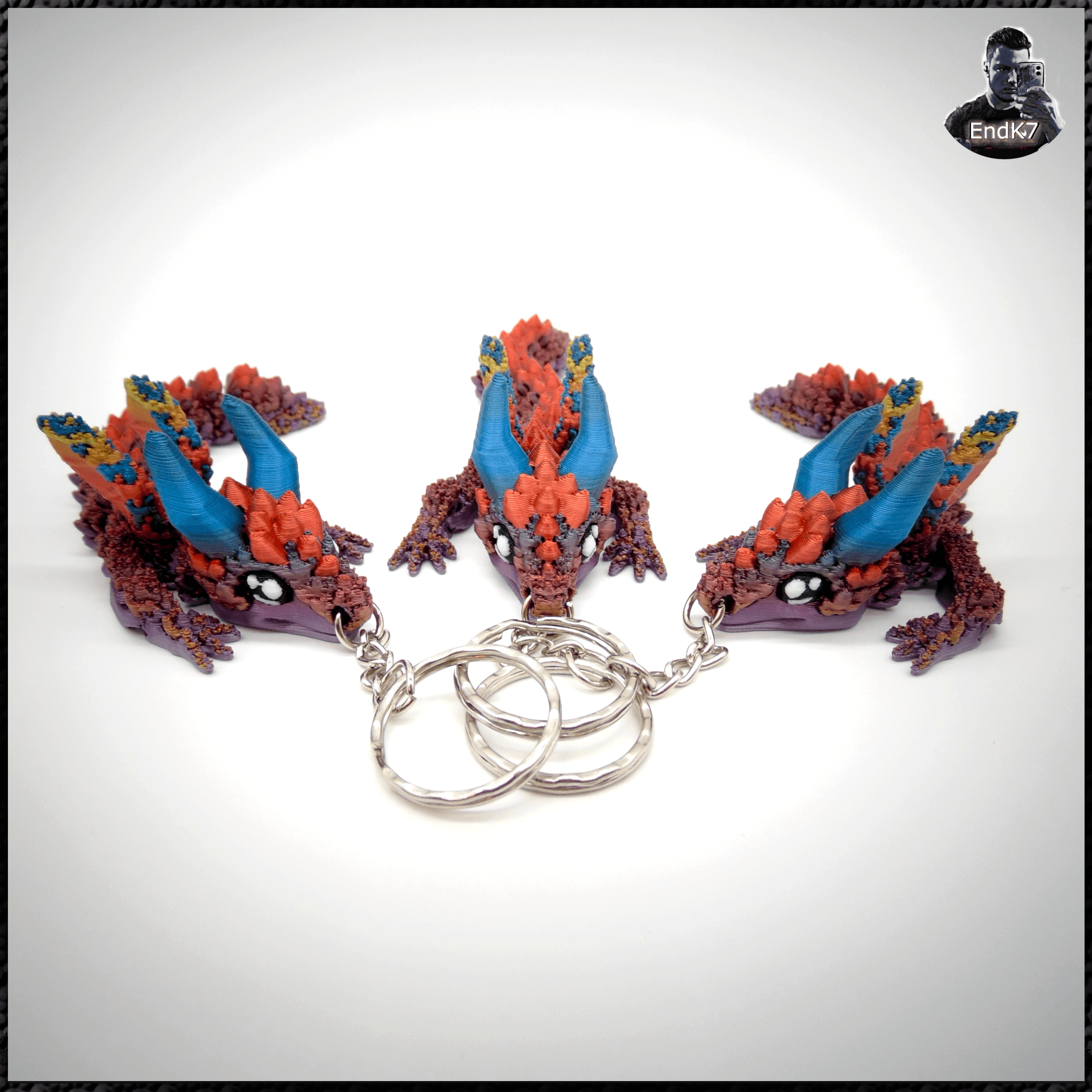 Crystal Crawler – Keychain Edition 3d model