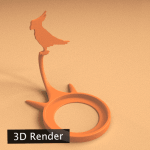 Animal Parrot 3d model