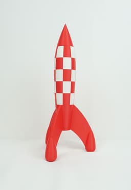 Tintin Rocket! (No Need for AMS, Supports, or Glue!) 3d model