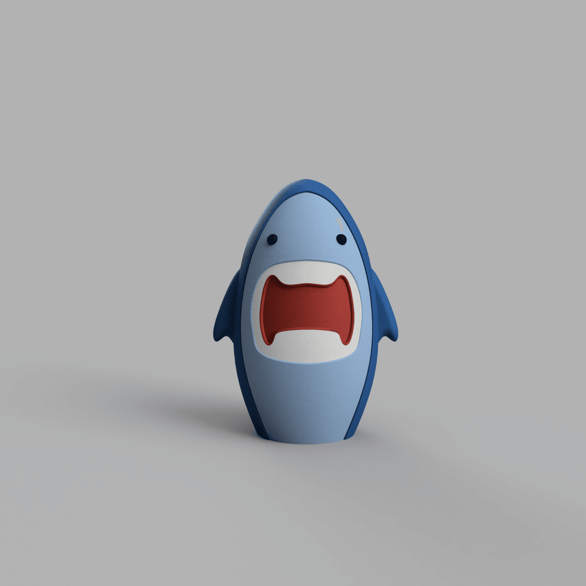 shark container 3d model