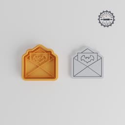 Invitation Cookie & Fondant Cutter Stamp Set, Party Card Design, Halloween Theme, Sizes S/M/L, 6-Piece 3D Printable Bundle PRODUCT_4317 3d model