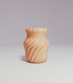 Twisted Bands -Vase- 2 3d model