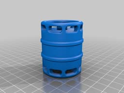 R/C scale barrel 3d model