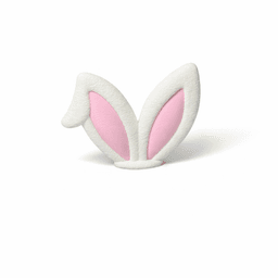 BUNNY EAR FLOWER POT PLUG / MODERN EASTER DECOR / CUTE EASTER EARS / SPRING DECOR 3d model