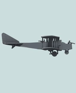 1:144 Friedrichshafen G.III 3d model