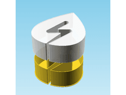 drop_light, nestable box (v2) 3d model