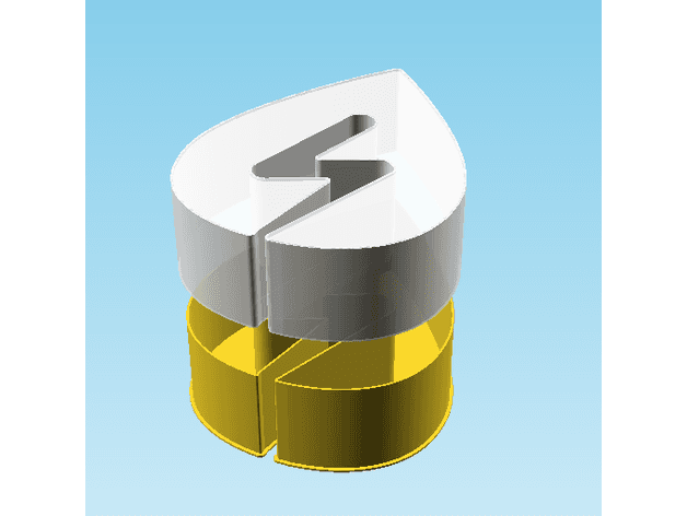 drop_light, nestable box (v2) 3d model