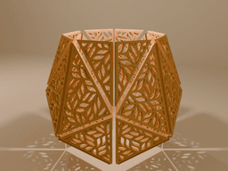 Moduluma - Modular Vase Insert Leaf 3d model