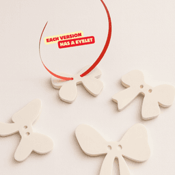 GIFT BOWS FOR TYING OT STICKING ON / CHRISTMAS GIFT BOW / GIFT DECOR / GIFT PACKAGING 3d model