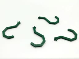 Print-in-place St. Patrick's Day Shamrock Garland 3d model