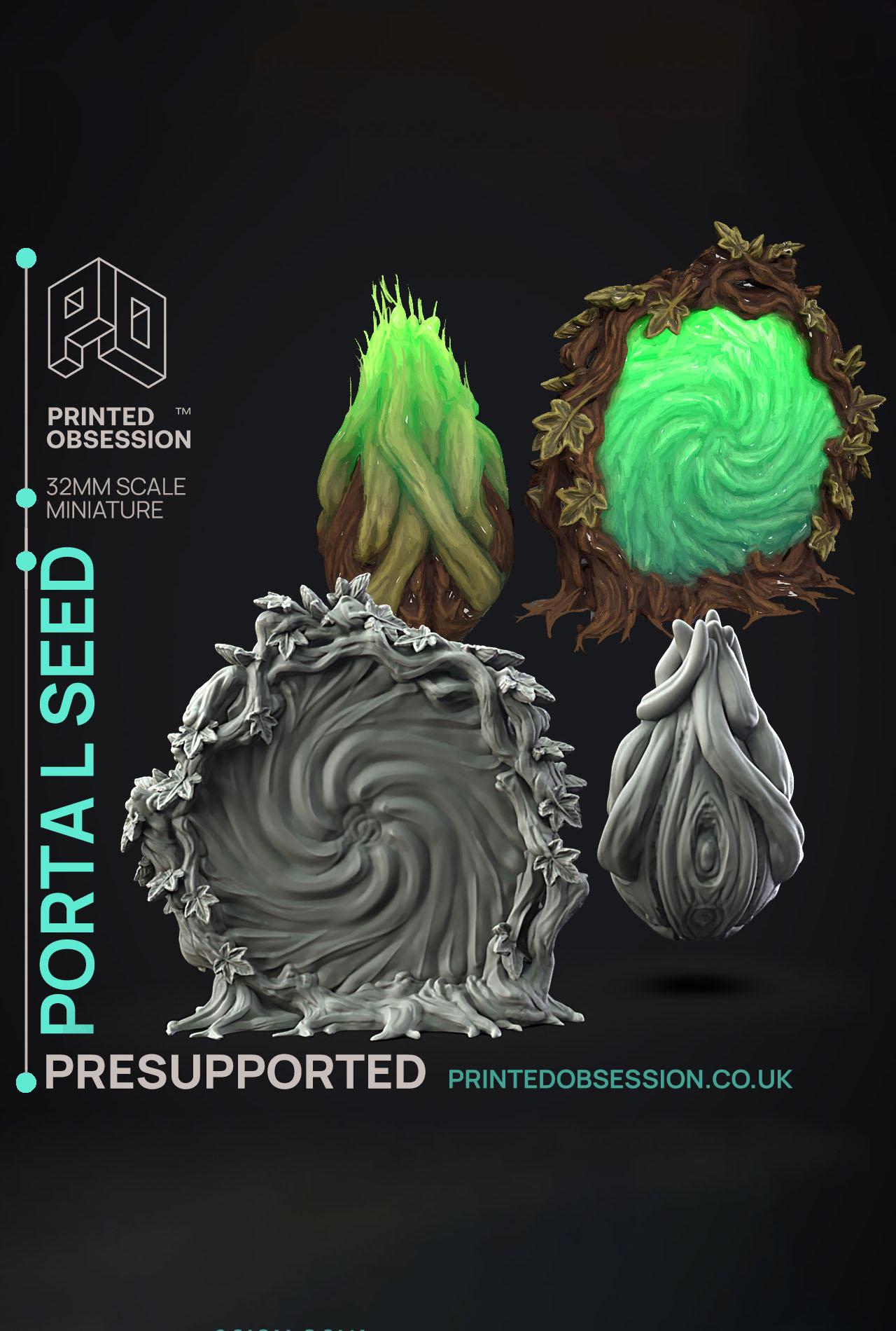 Portal Seed - Side Quest Shop - PRESUPPORTED - Illustrated and Stats - 32mm scale			 3d model