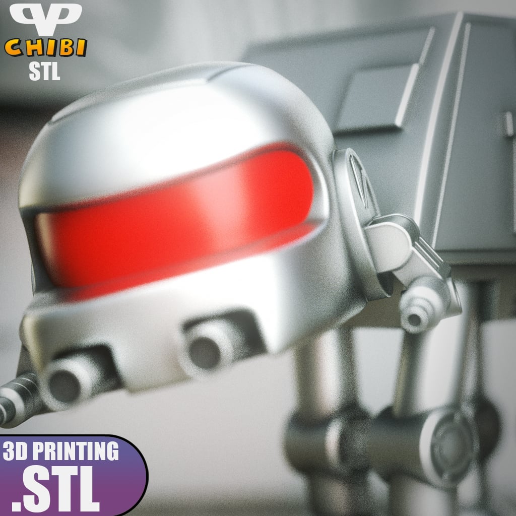AT-AT Chibi STL for 3D Printing ChibiSTL 3DXM 3d model