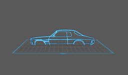 Ford - Falcon Wall Art 3d model