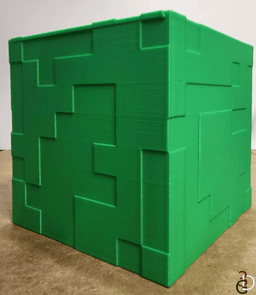 Creeper head piggy bank 3d model