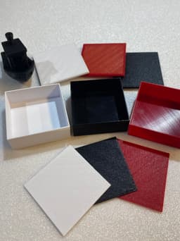 Small pick and choose multi color box for jewelry 3d model