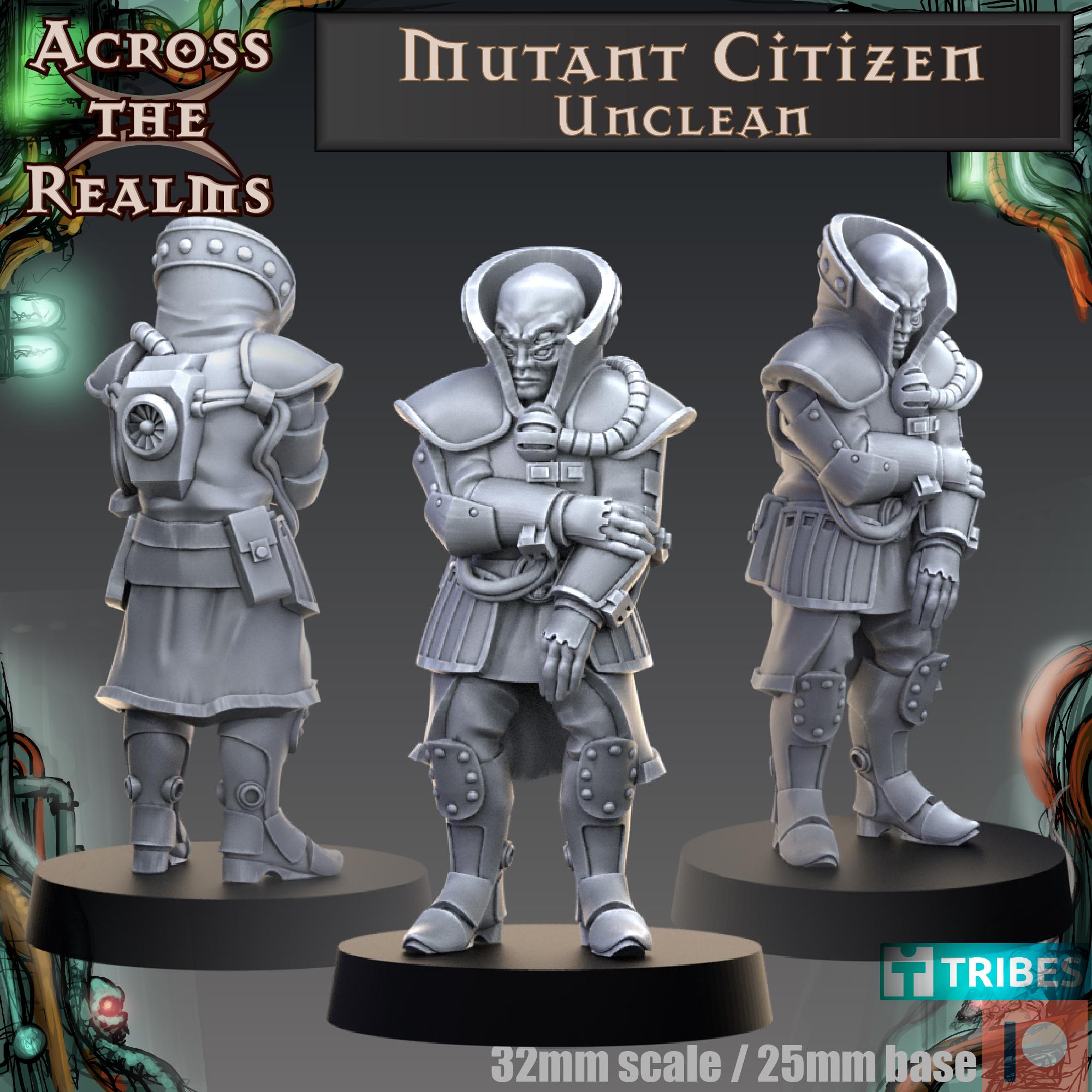Mutant Citizen - Unclean 3d model