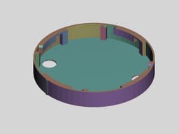 Chakras lamp / Centers of energy 3d model