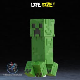 Life-Size Green Monster 3D Printer File STL 3d model