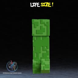 Life-Size Green Monster 3D Printer File STL 3d model
