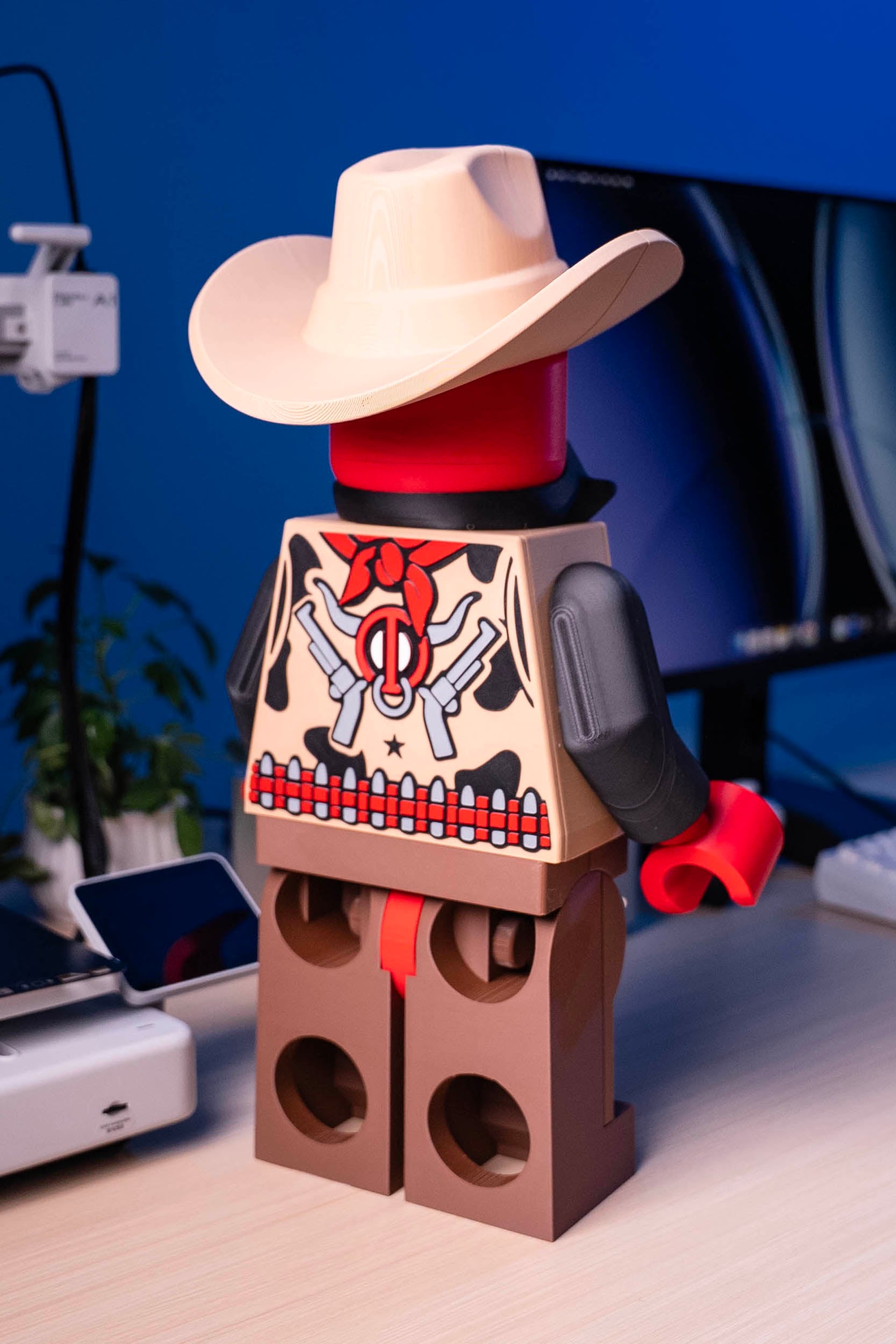 Sheriff Deadpool Modular Figure 3d model