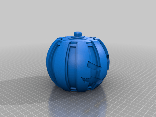Comic Green Goblin's Pumpkin Grenade 3d model