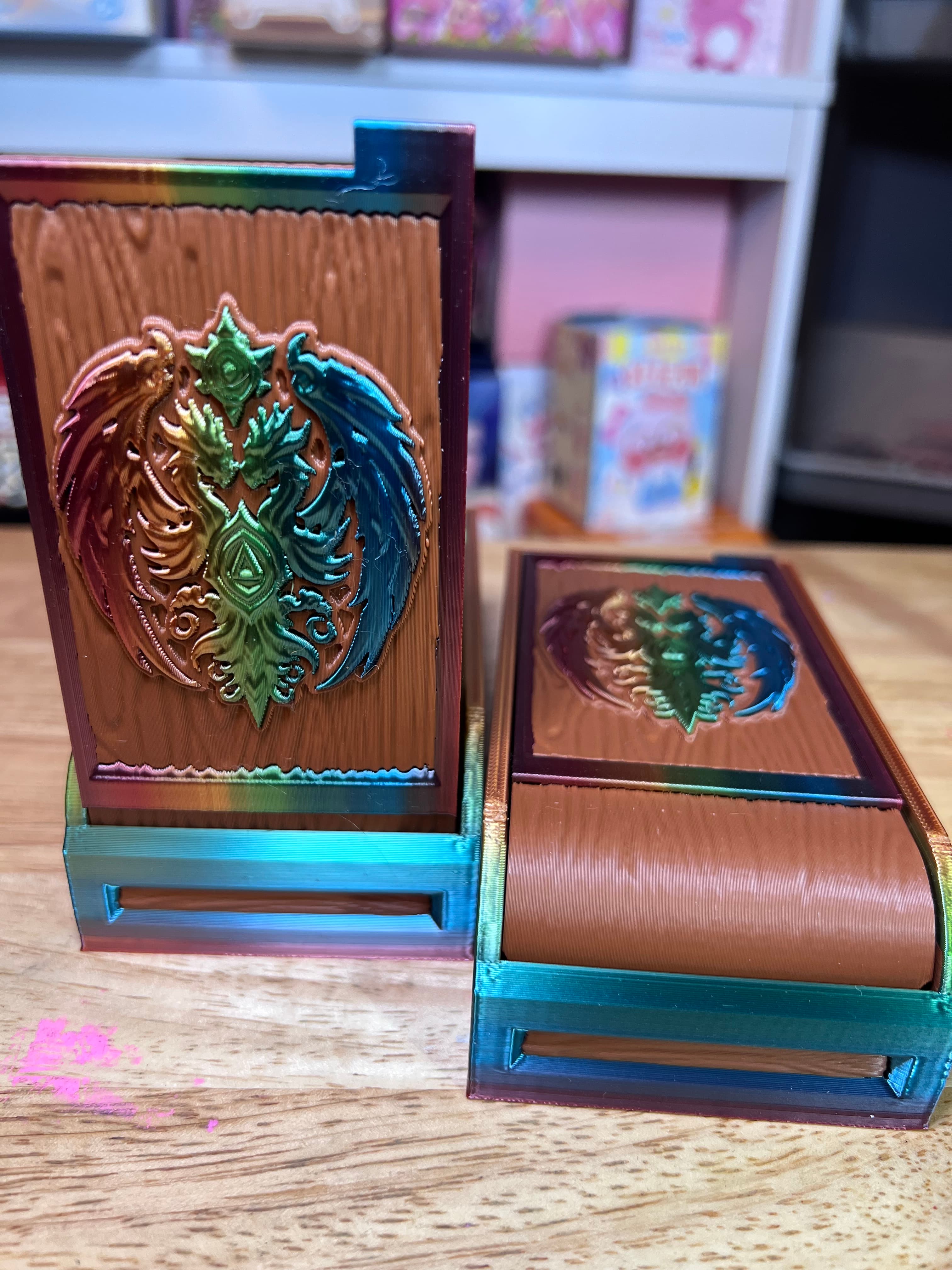 Love this print so much! I used brown pla and rainbow silk pla