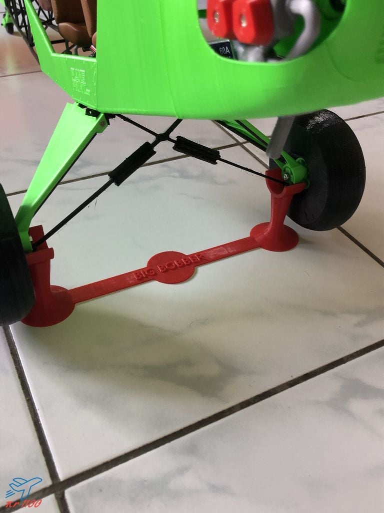 Big Bobber Wheeld stand 3d model