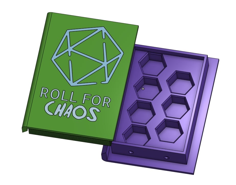 Book of Dice 3d model