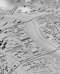 VILNIUS, Skyline 3d map 3d model