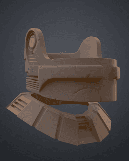 Darth Malak's Mask - Star Wars 3d model