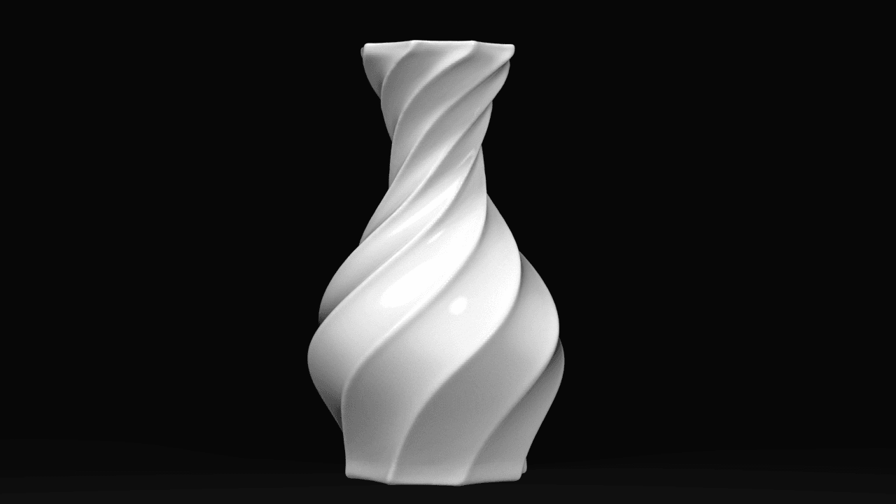 Twisted Vase02 3d model