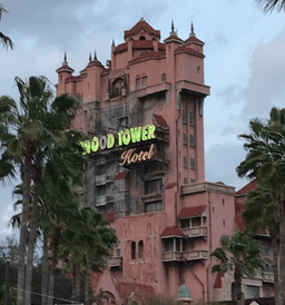 Hollywood Tower of Terror HueForge Postcard 3d model